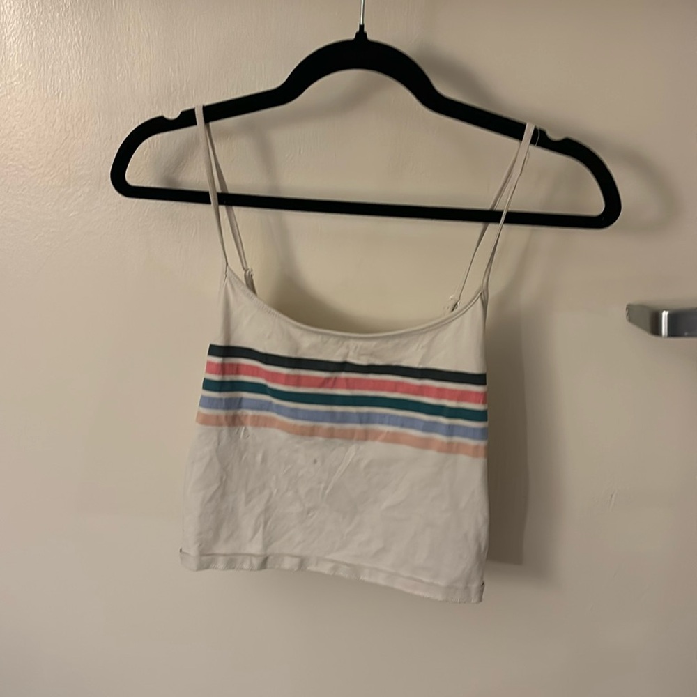 Cropped colorful tank top